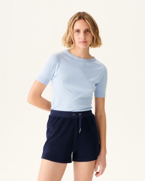 JOTT Alicante Terry Shorts Dame Marineblå | JVJ-2871