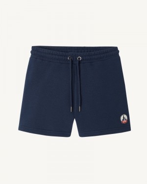 JOTT Barcelona Organic Bomull Shorts Dame Marineblå | OOA-8197