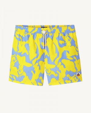 JOTT Biarritz Swim Shorts Herre Camouflage Rosa Oransje | ZPT-5084