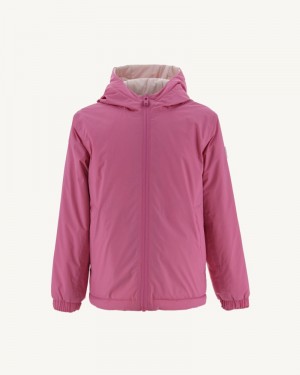 JOTT CH Reversible Ultralight Hette Dunjakker Barn Rosa Lyse Rosa | BLA-4500