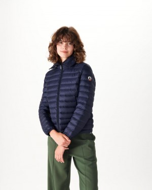 JOTT Louisa Light Polstrede Jakker Dame Marineblå | HVN-3599