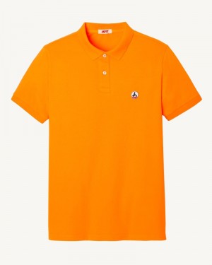 JOTT Marbella Organic Bomull Polo T Skjorte Herre Oransje | EIN-1399