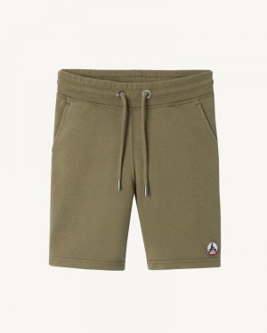 JOTT Pereira Organic Bomull Shorts Barn Olivengrønne | ZPJ-1886