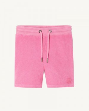 JOTT Serra Bomull Terry Shorts Barn Rosa | AHQ-9190