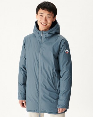 JOTT Toronto Great Cold Reversible Hette Jakke Herre Marineblå Blå | IIG-9539