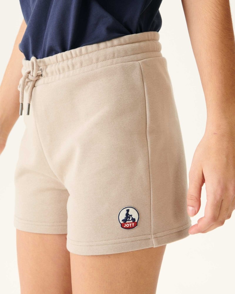 JOTT Barcelona Organic Bomull Shorts Dame Beige | VJI-2918