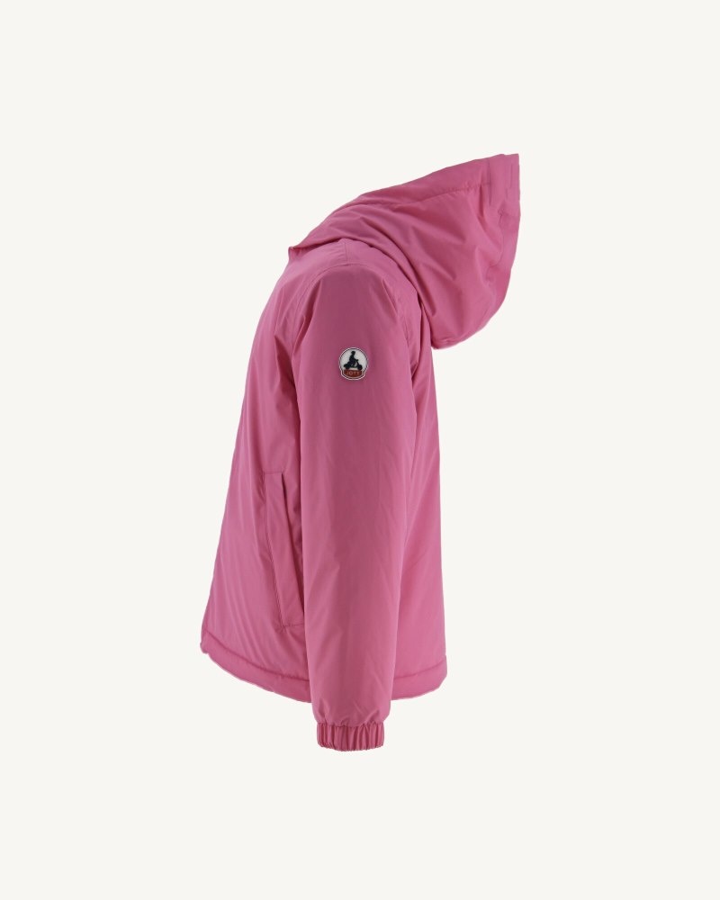 JOTT CH Reversible Ultralight Hette Dunjakker Barn Rosa Lyse Rosa | BLA-4500