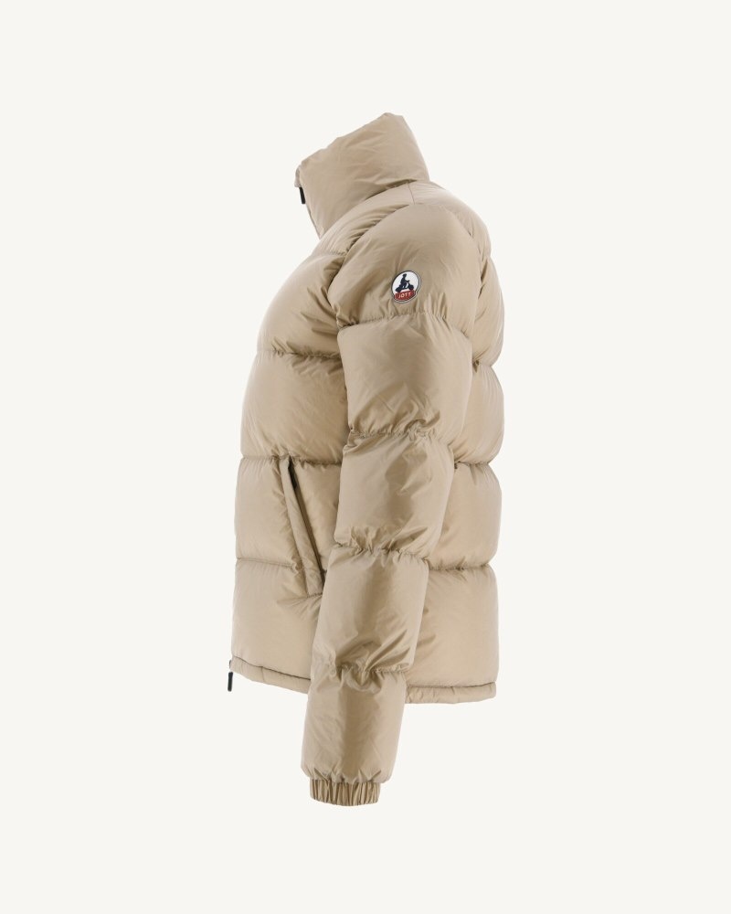 JOTT Cardiff Great Cold Vattert Dunjakker Dame Beige | CHF-5047