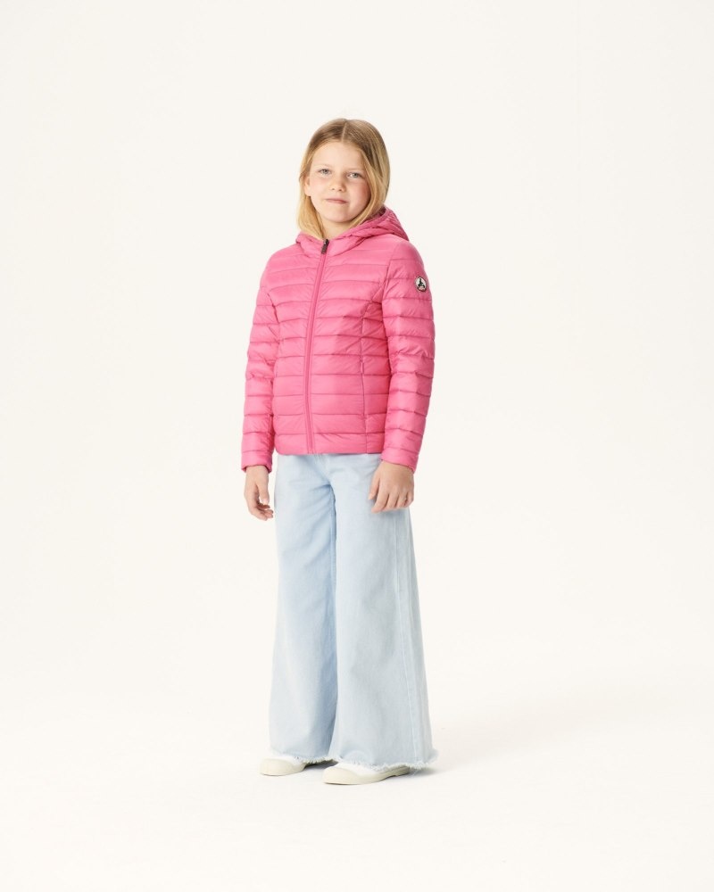 JOTT Carla Light Hette Dunjakker Barn Rosa | MBO-9288