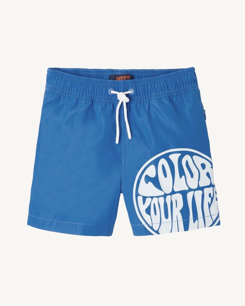 JOTT Cassis Cassis Swim Shorts Barn Blå Hvite | KUA-4253