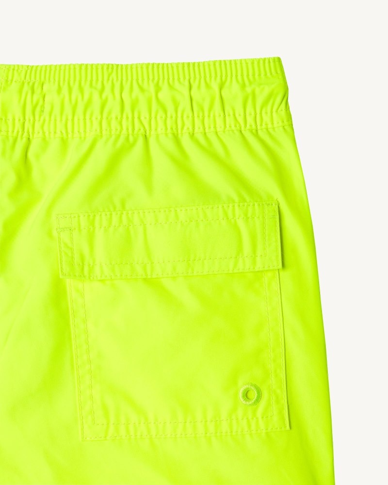 JOTT Cassis Neon Yellow Swim Shorts Barn Marineblå | VVP-4576