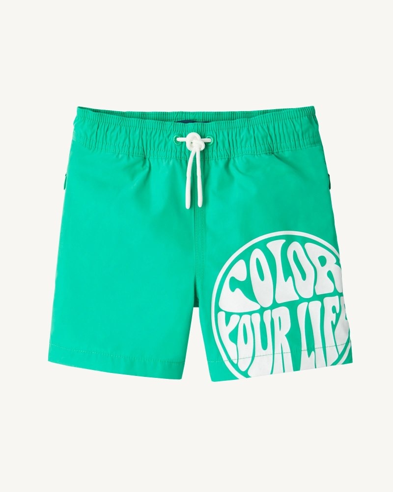 JOTT Cassis Swim Shorts Barn Grønn Hvite | KBH-8922