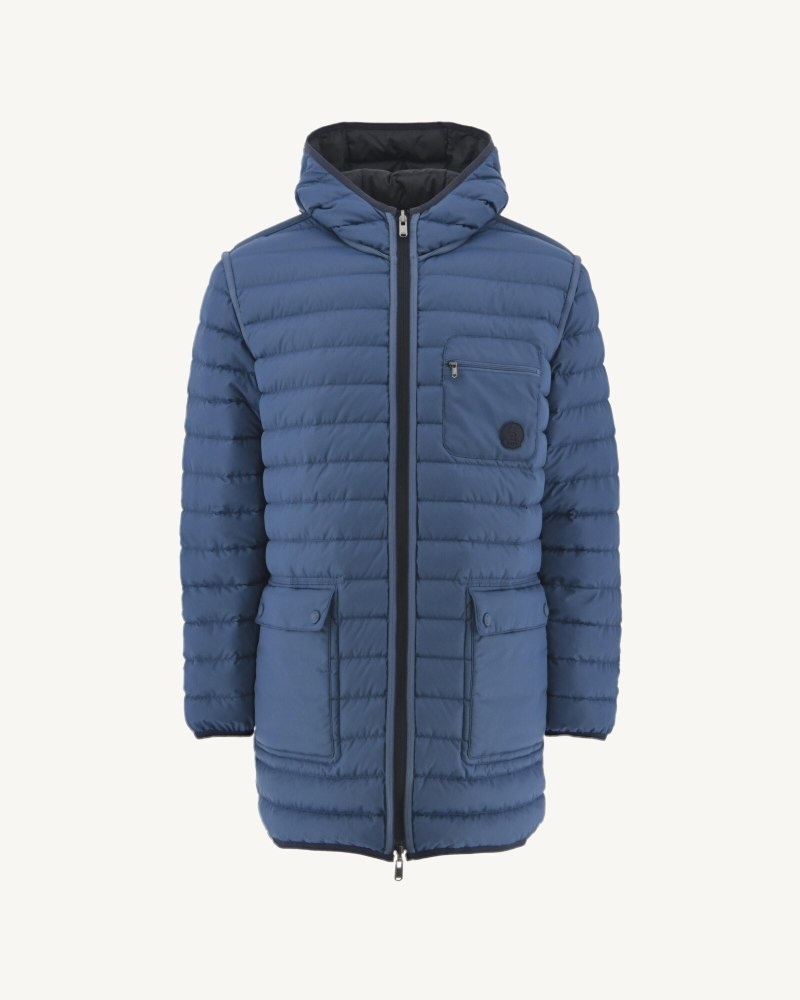 JOTT Gobi Reversible 5-in-1 Hette Parka Herre Marineblå | XWR-3385