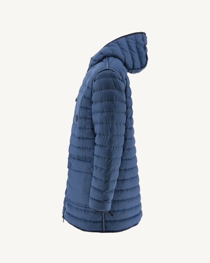 JOTT Gobi Reversible 5-in-1 Hette Parka Herre Marineblå | XWR-3385