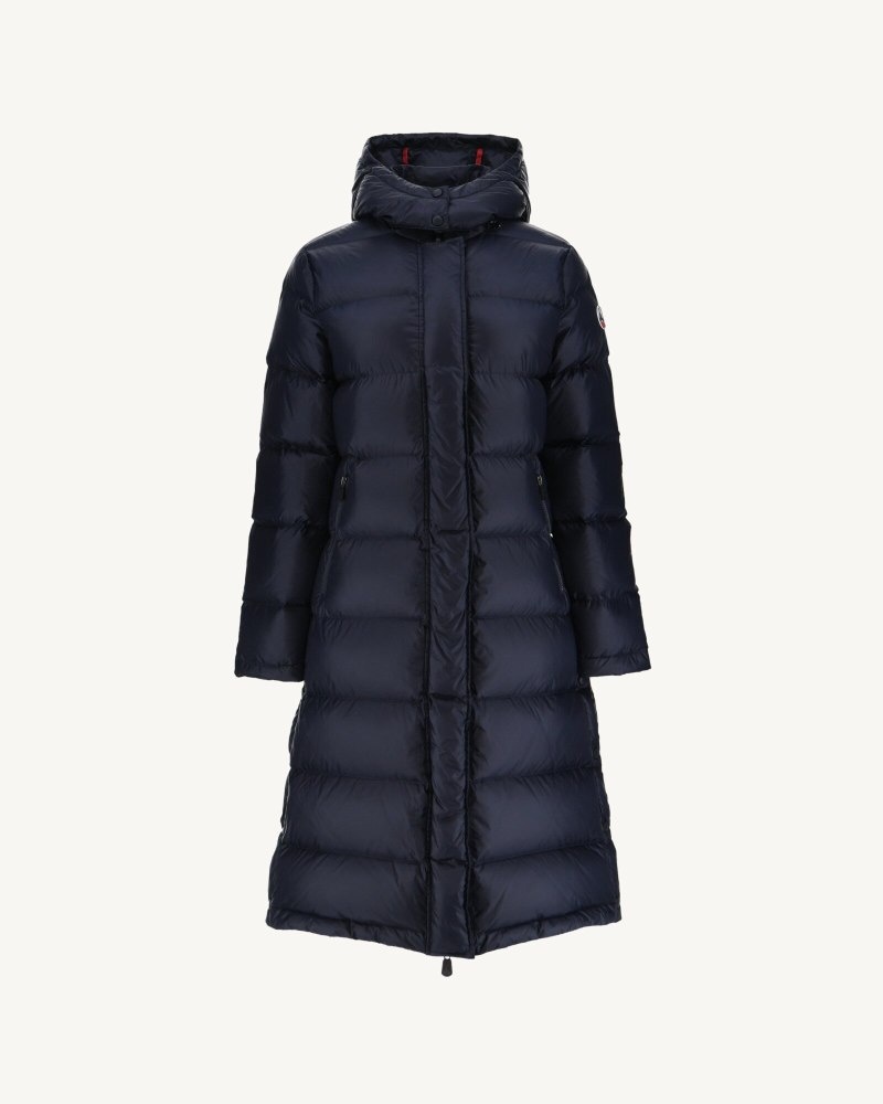 JOTT Karachi Grand Cold Long Hette Dunjakker Dame Marineblå | LDV-9556