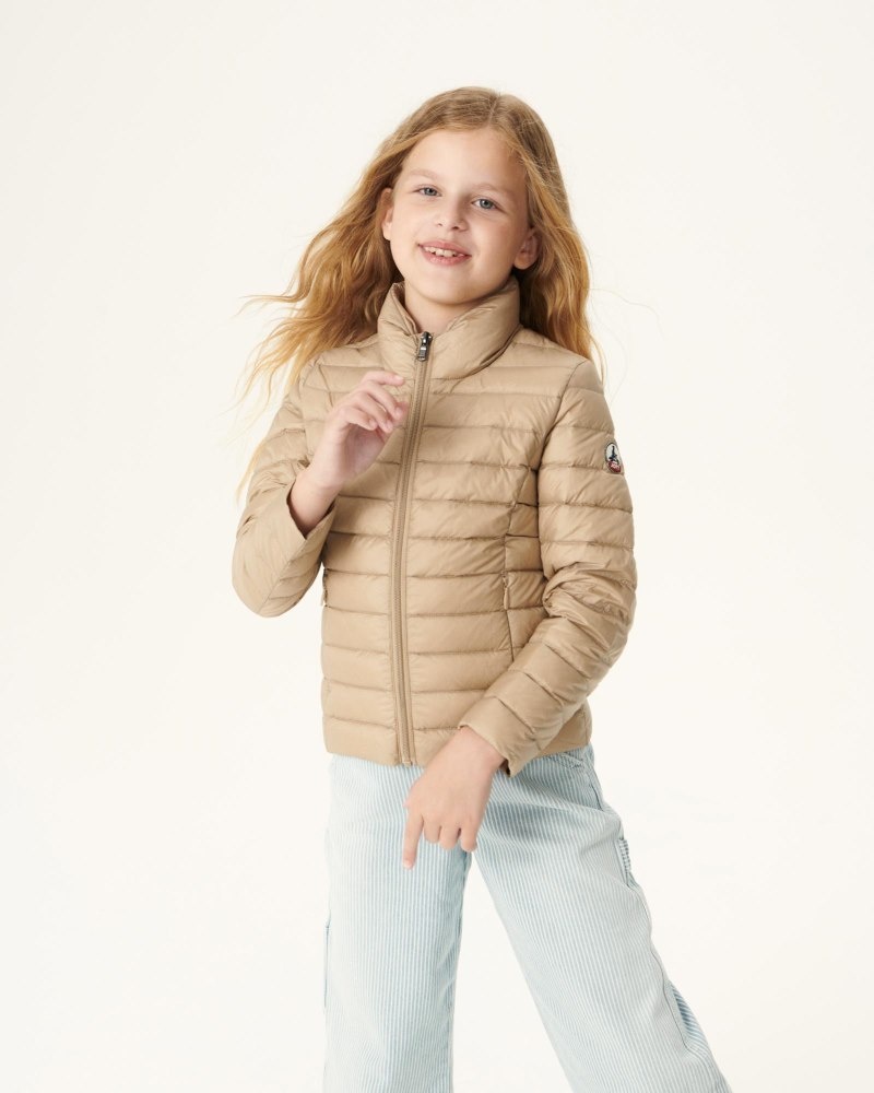 JOTT Lou Lette Dunjakker Barn Beige | QGN-5722