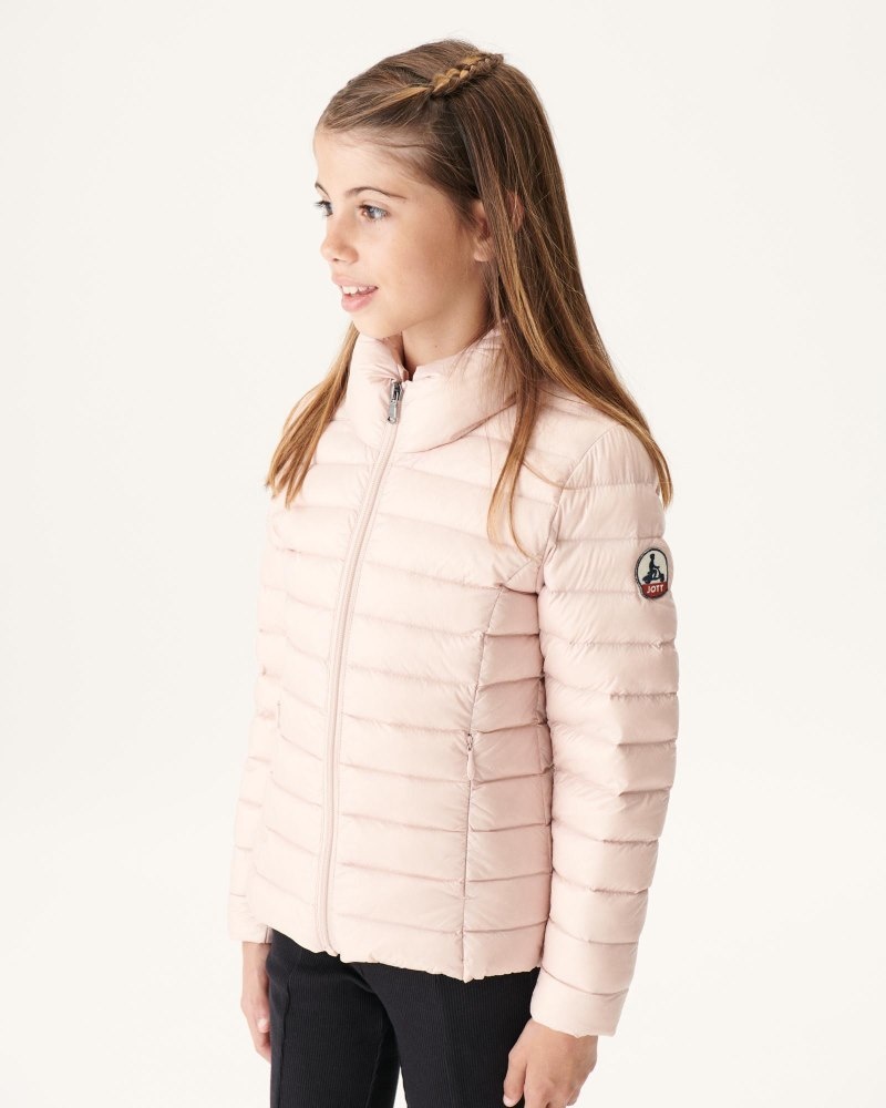 JOTT Lou Lette Polstrede Jakker Barn Lyse Rosa | YPR-5548