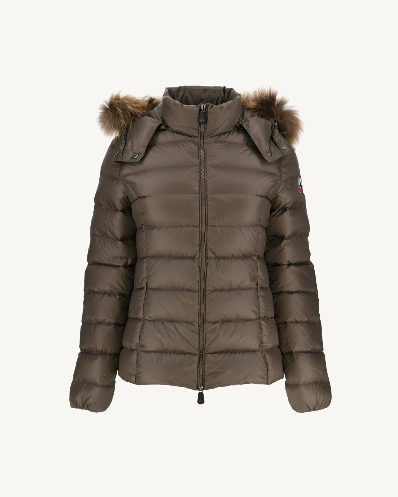 JOTT Luxe Extreme Cold Hette Dunjakker Dame Grå Brune | XSV-6743