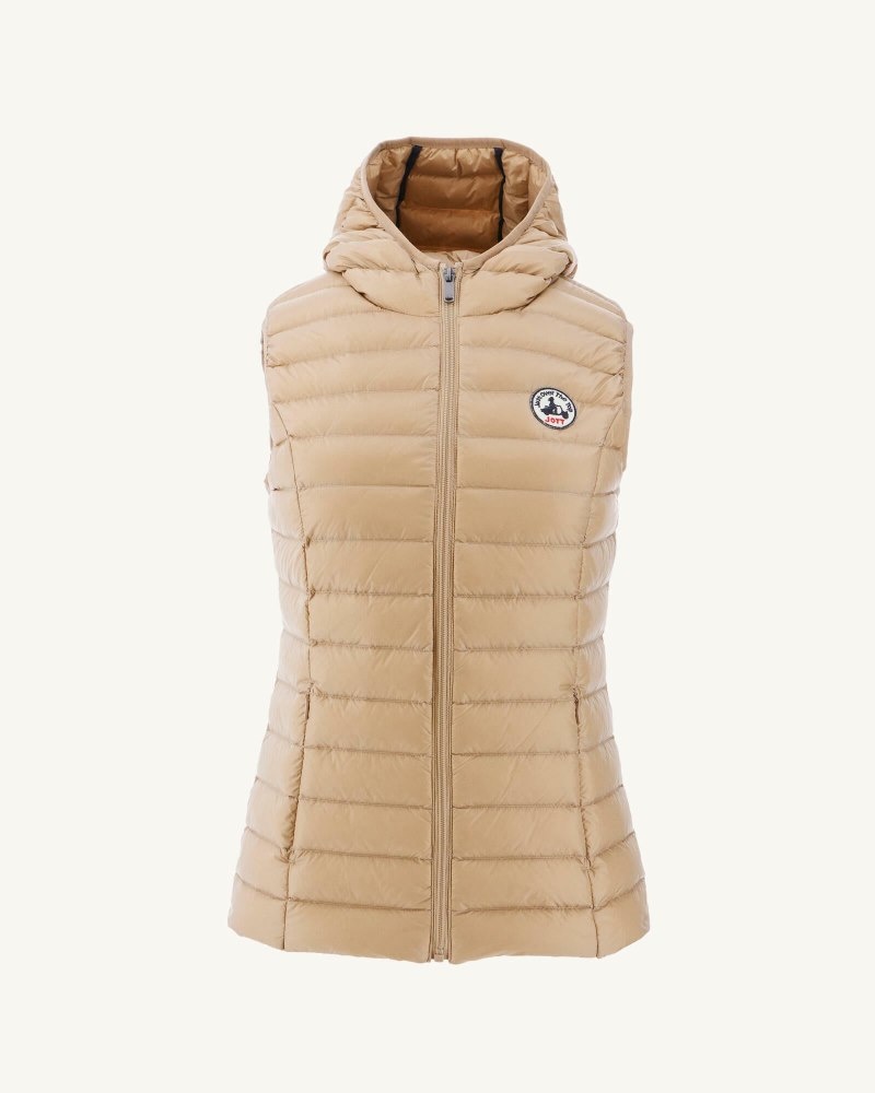 JOTT Mali Light Ermeløse Polstrede Jakker Dame Beige | MKX-7780