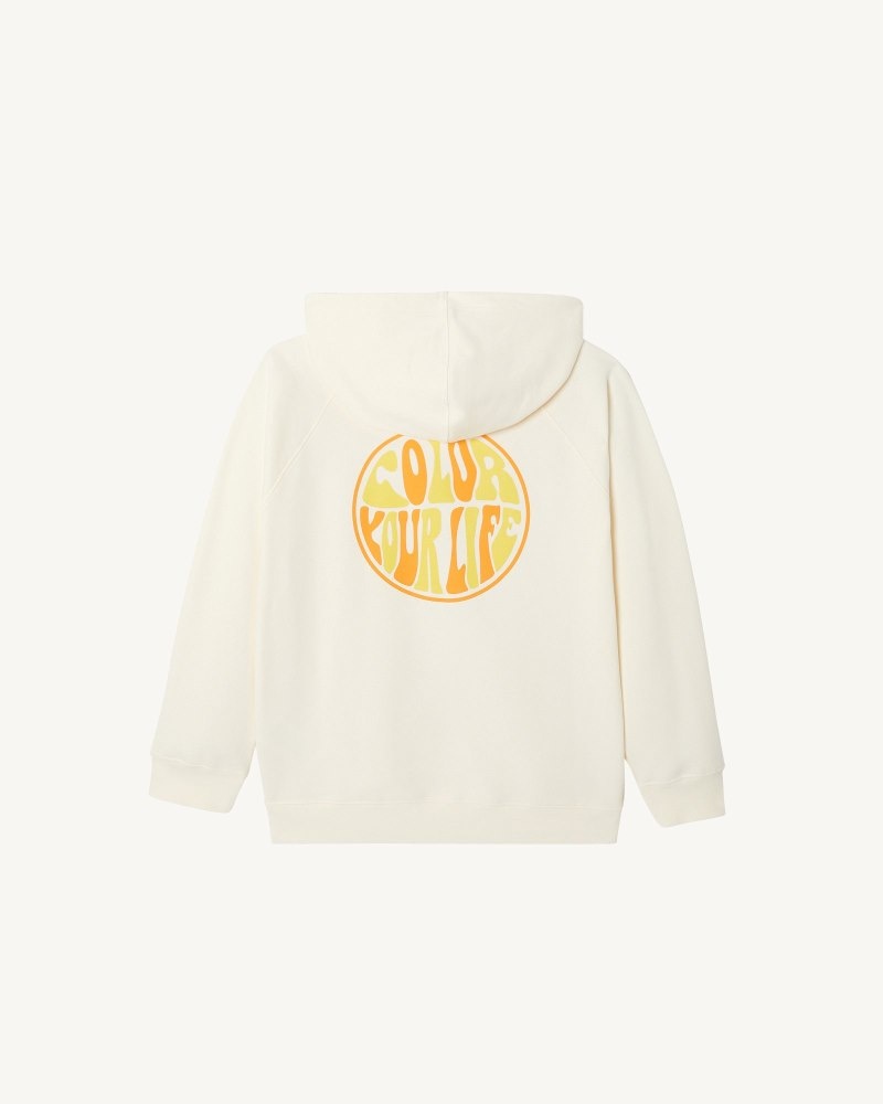 JOTT Monteria Hette Fleece Gensere Dame Off-white | APG-8966