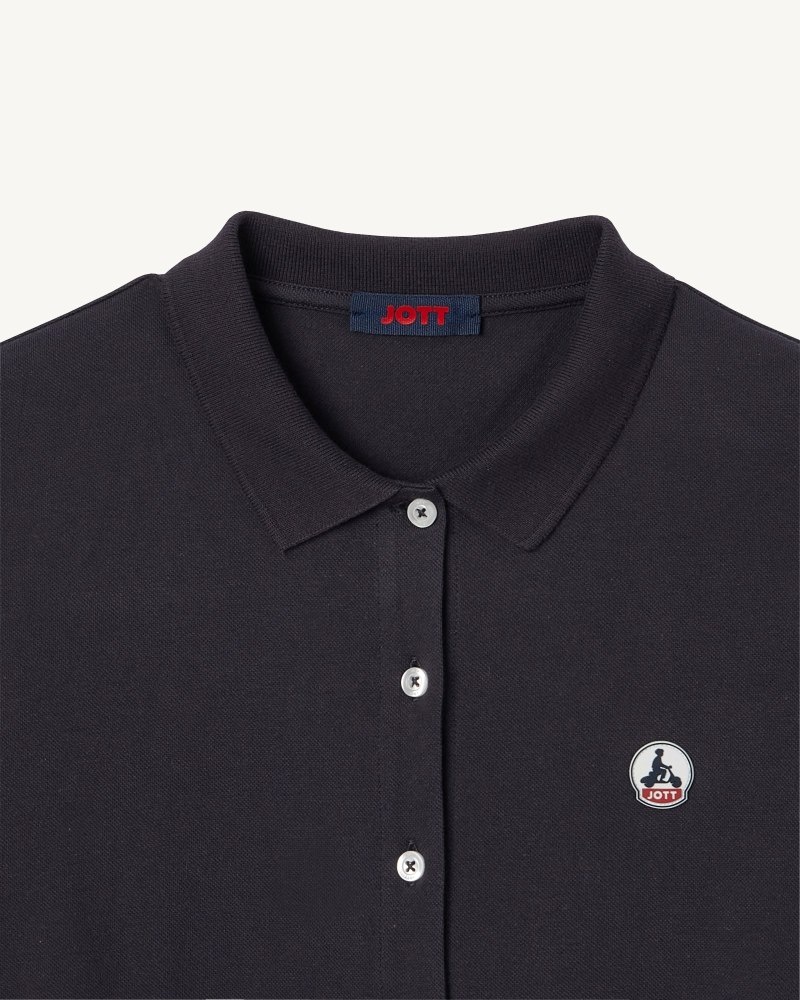 JOTT Navy Valencia Polo Kjoler Dame Lyse Rosa | XUM-4047