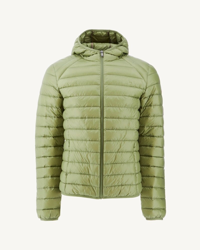 JOTT Nico Lette Hette Pufferjakker Herre Lyse Khaki | SJO-9562