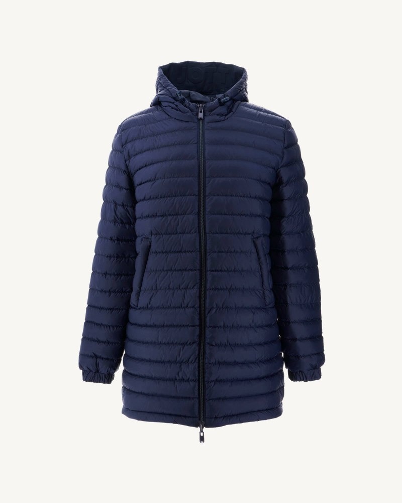 JOTT Roma Reversible Long Dunjakker Dame Marineblå | ZDG-7097