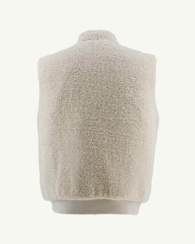 JOTT Sami Great Cold Reversible Ermeløse Dunjakker Herre Beige | BOF-2757