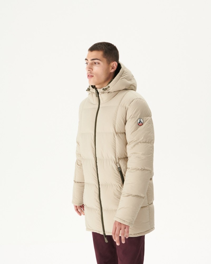 JOTT Toronto Great Cold Reversible Hette Dunjakker Herre Olivengrønne Beige | XUU-3636