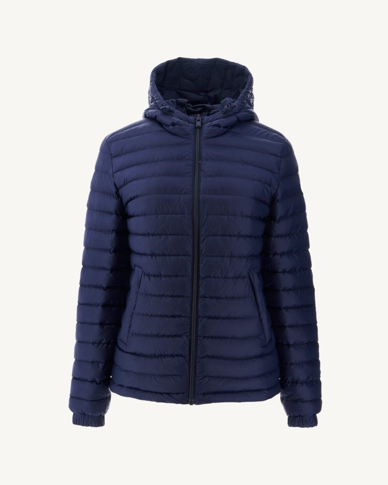 JOTT Vienne Reversible Hette Pufferjakker Dame Marineblå | SUF-2649