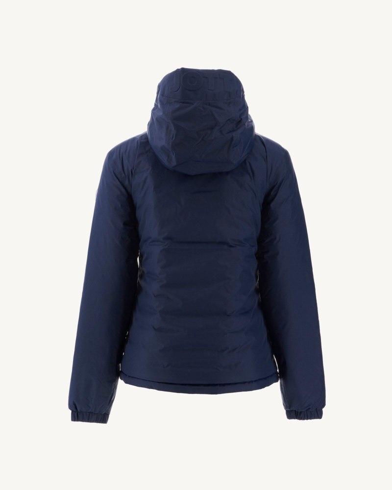 JOTT Vienne Reversible Hette Pufferjakker Dame Marineblå | SUF-2649