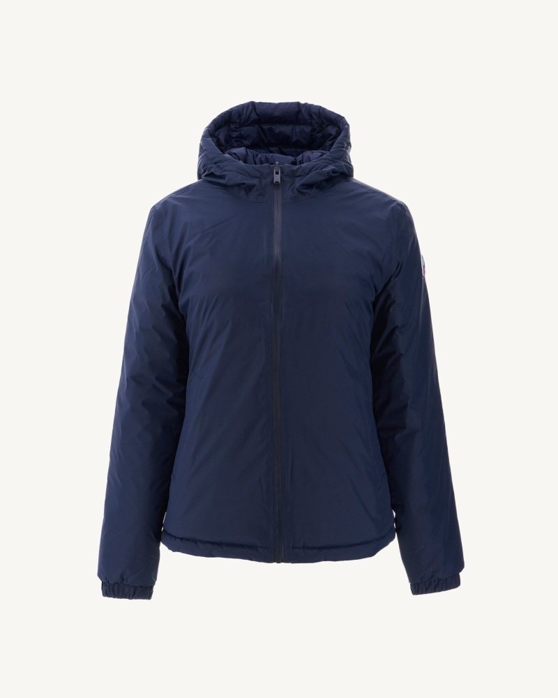 JOTT Vienne Reversible Hette Pufferjakker Dame Marineblå | SUF-2649